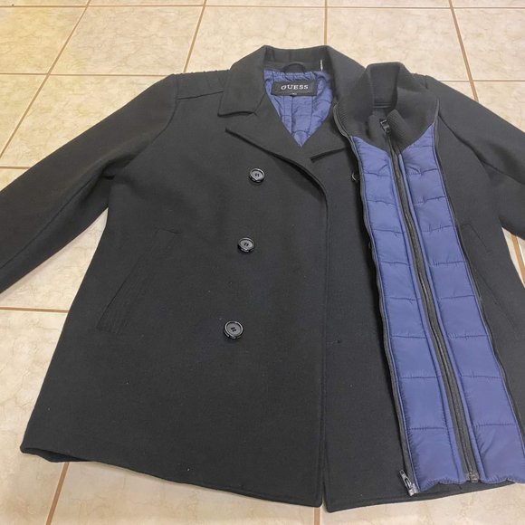 MODERN GUESS PEACOAT - Picture 10 of 11